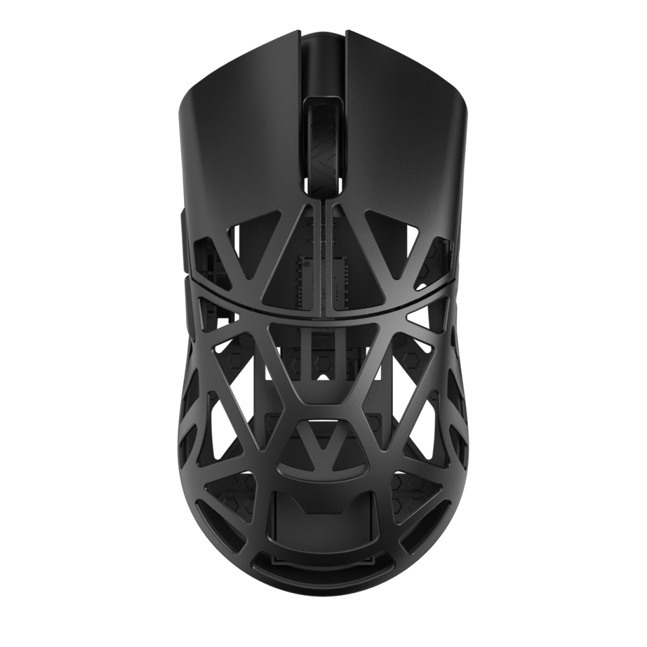 WLmouse beastx MAX 8k black (omron) 穴なし MK x WLMOUSE Beast X Max Wireless 8K Mouse